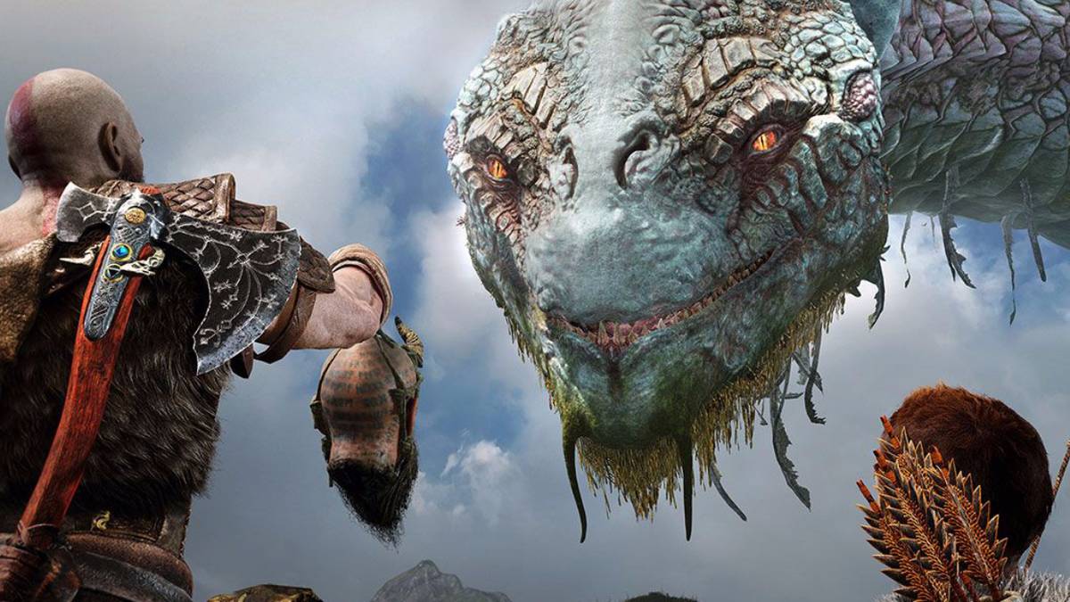 kratos atreus world serpent twitter