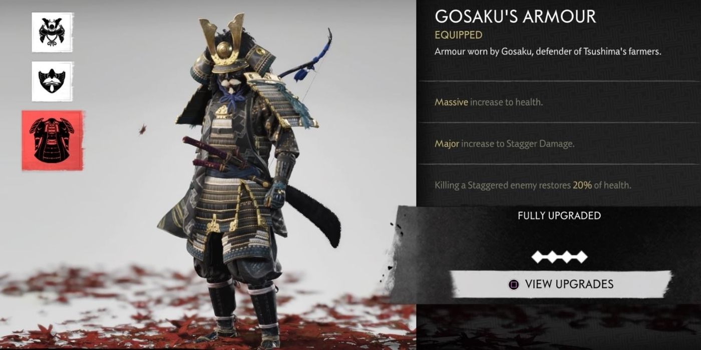 ghost of tsushima armor