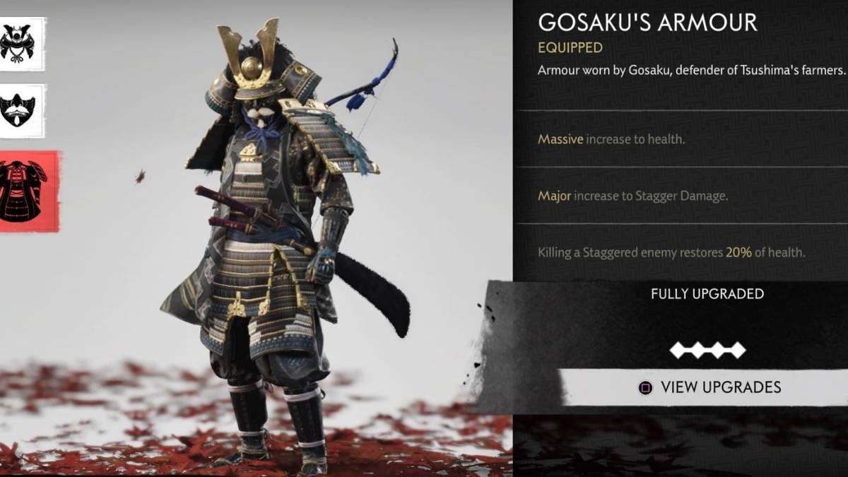Gosaku Armor Ghost of Tsushima