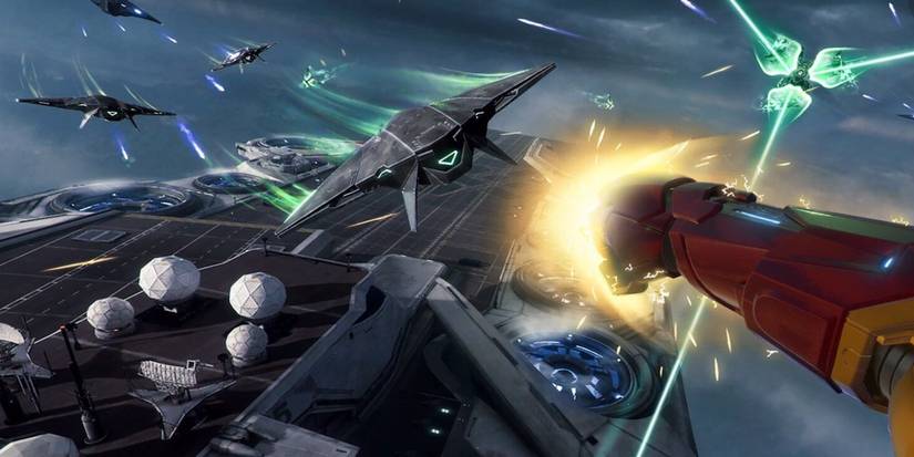 iron man hand at night