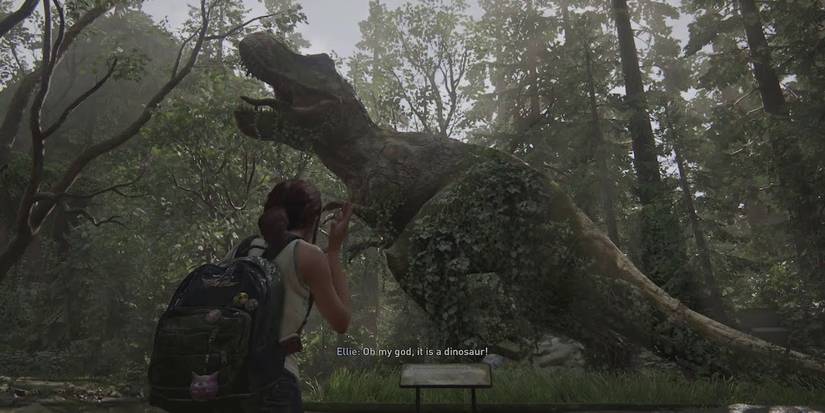 last of us 2 ellie dinosaur