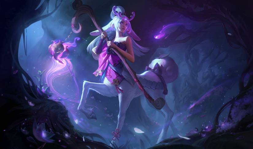 league of legends spirit blossom lillia official splash art