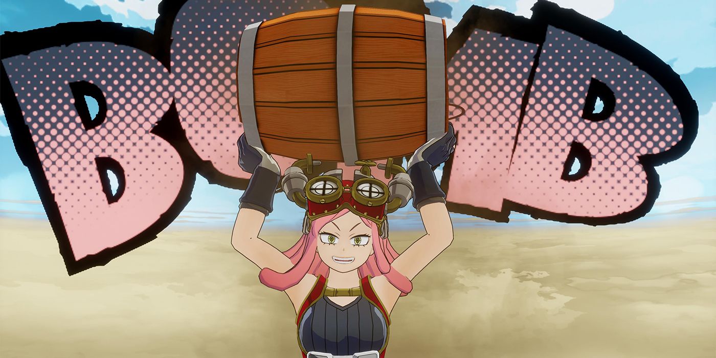 Mei Hatsume with barrel bomb