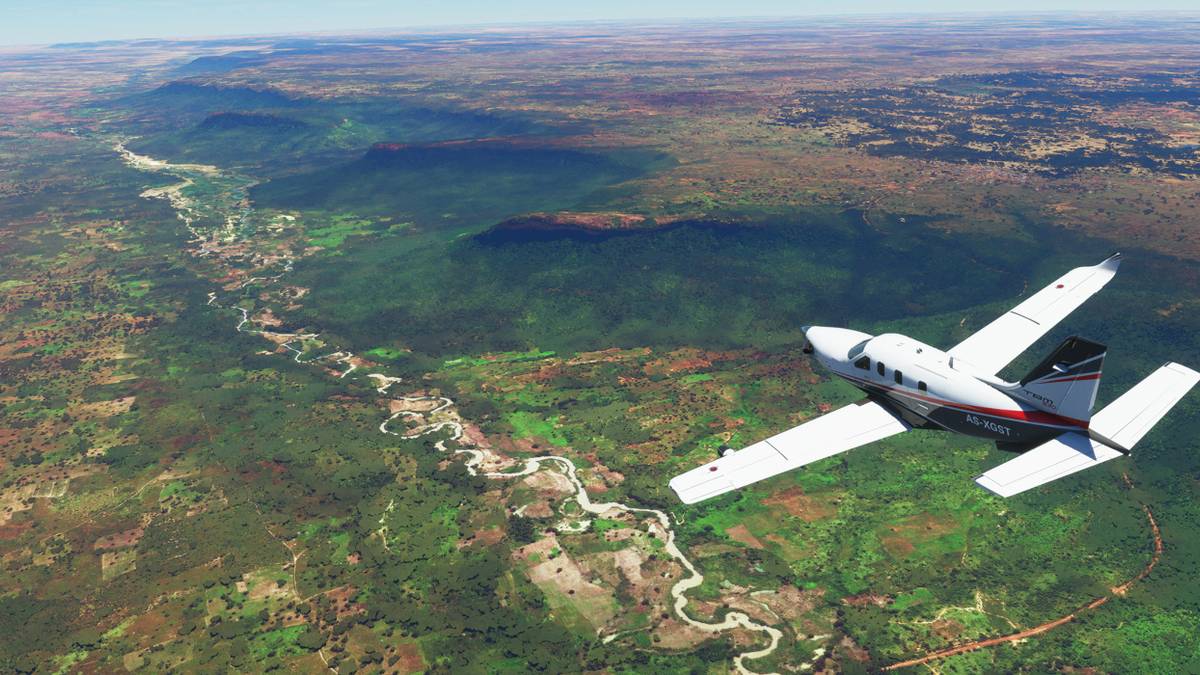 official microsoft flight simulator screenshot