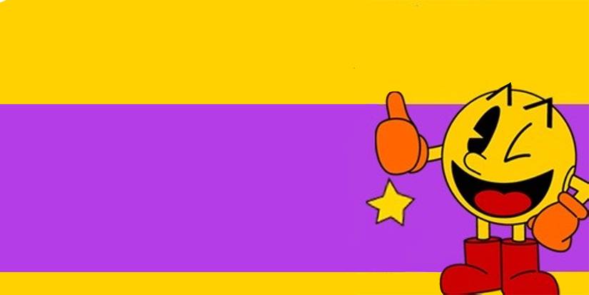 pac man thumbs up smile