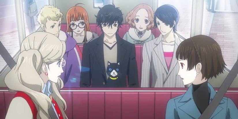 persona 5 ending car