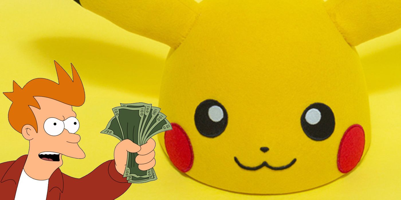 pokemon pikachu hat fry money