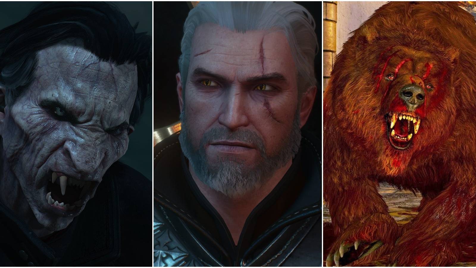 Image Of A Higher Vampire, Geralt, a Bear