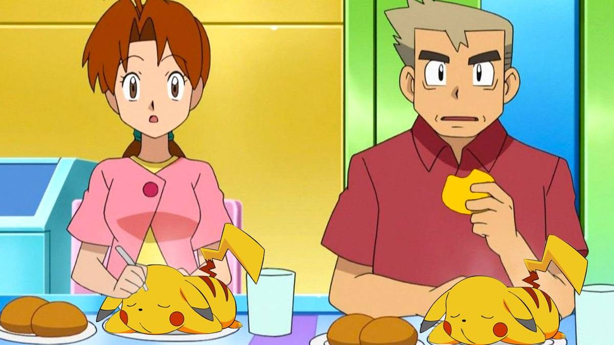 Pokemon eating Pikachu