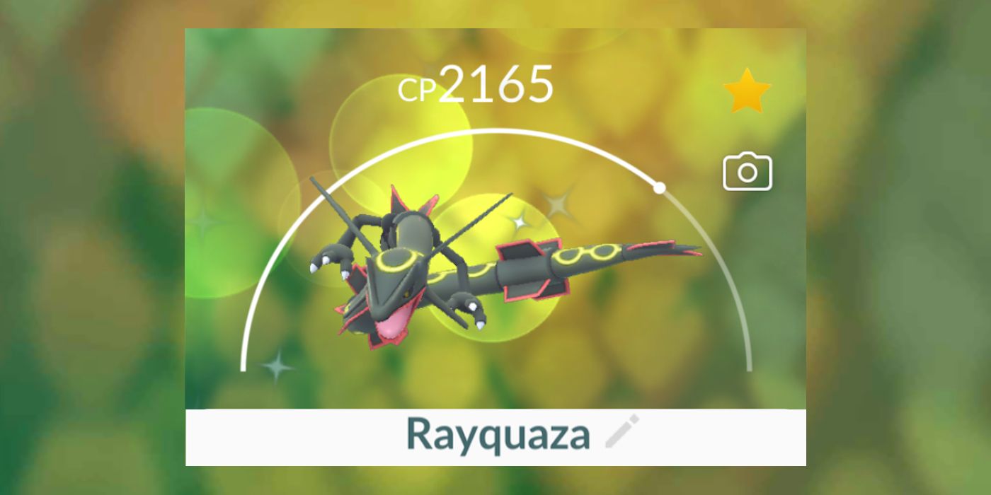 pokemon go 2020 shiny rayquaza edit