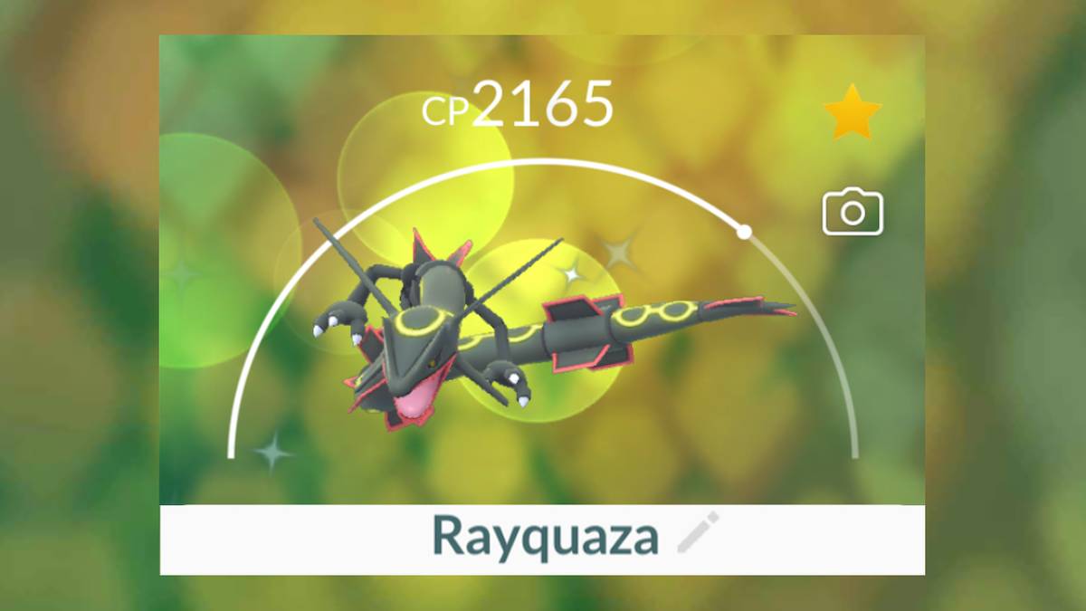 pokemon go 2020 shiny rayquaza edit