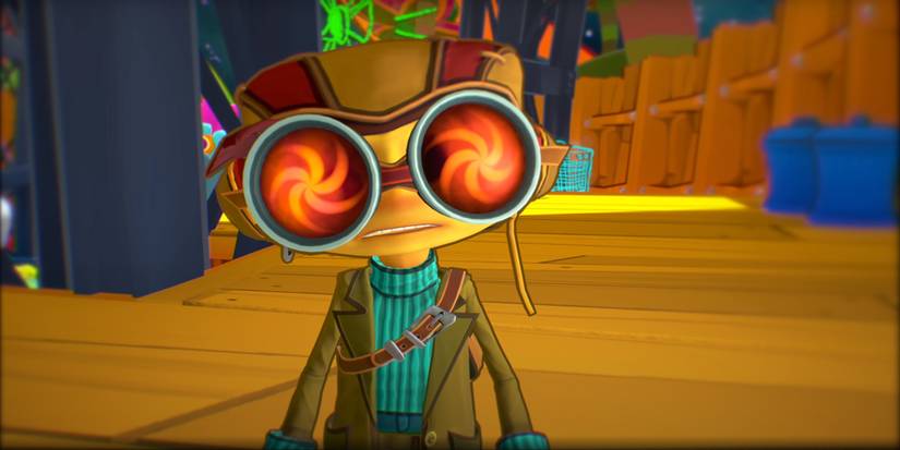 Psychonauts 2 Raz with trippy eyes