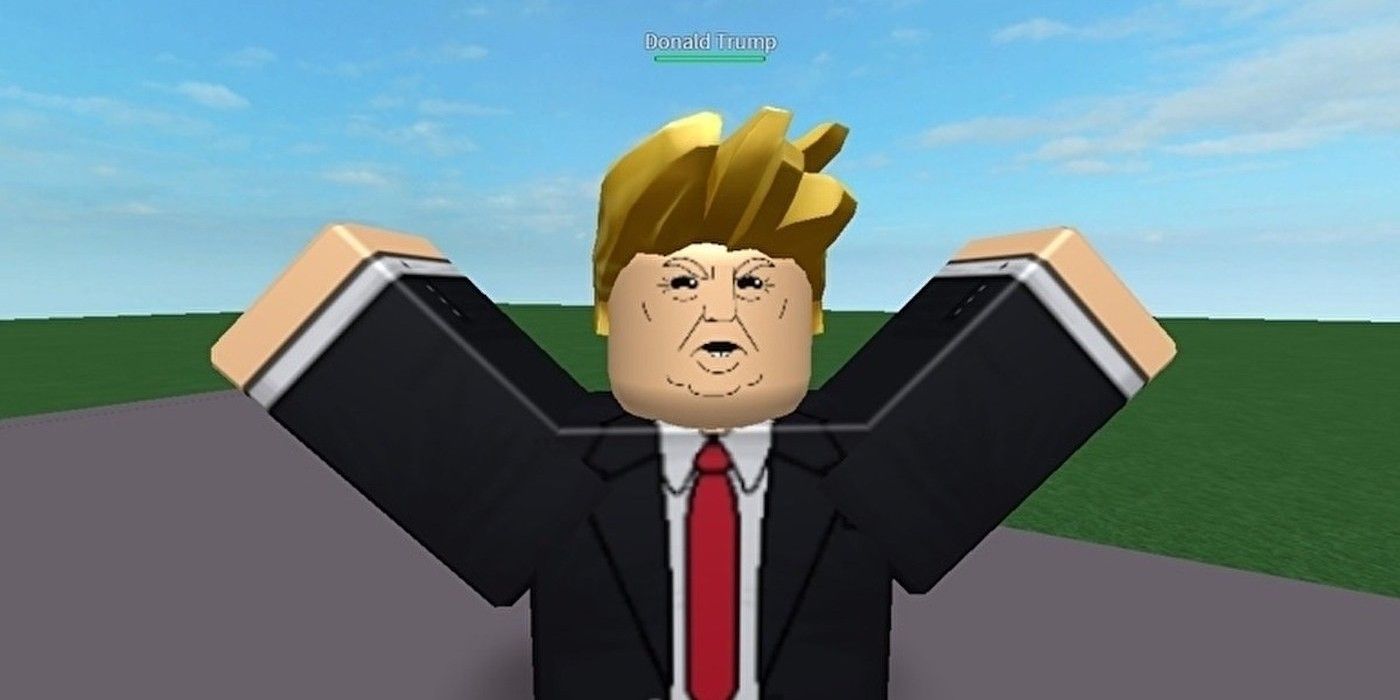 Has your Roblox account been hacked to support Donald Trump