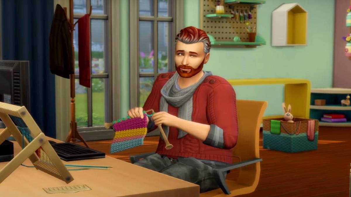sims knitting