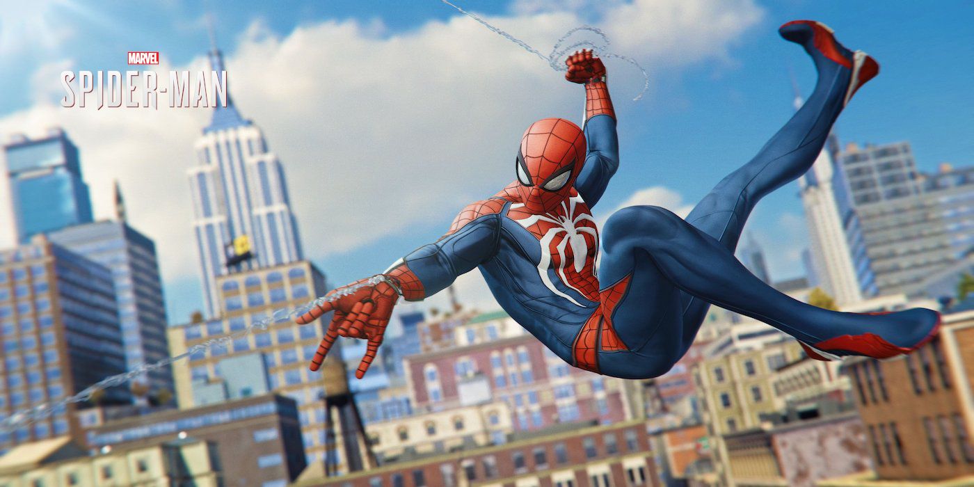web-swinging spider-man