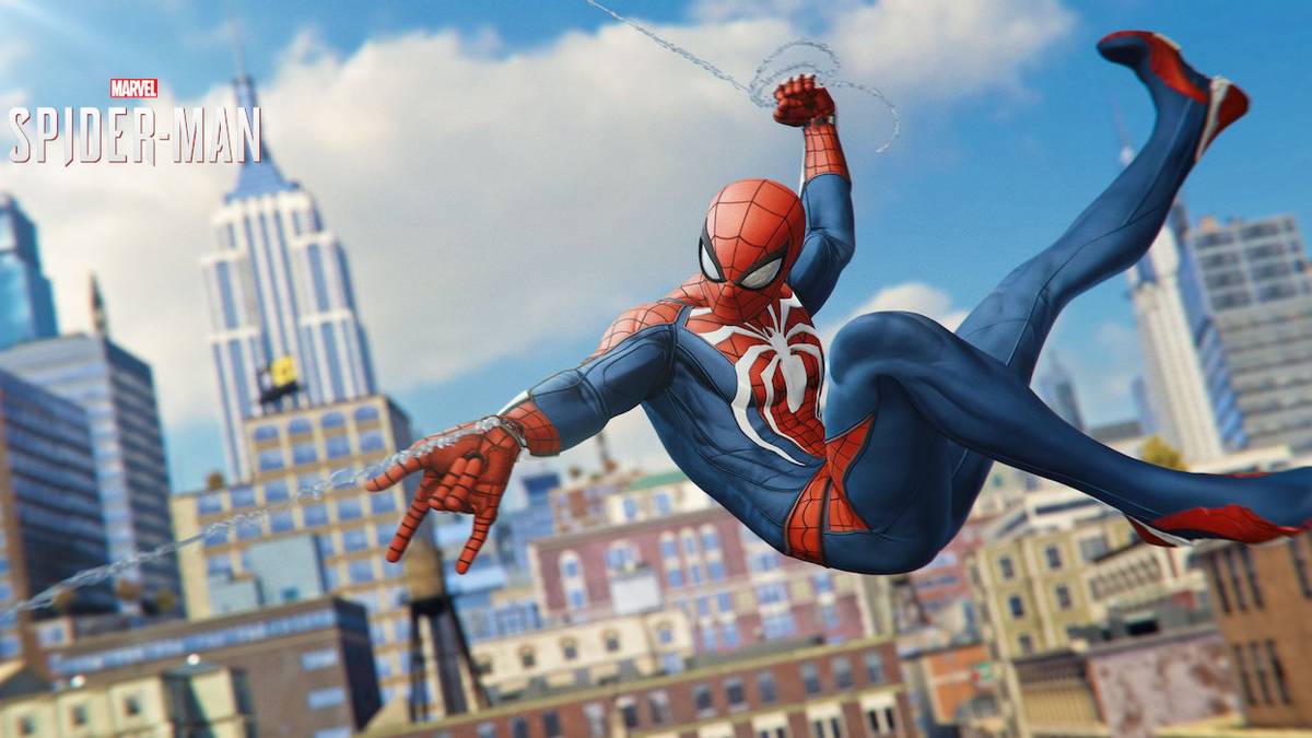 web-swinging spider-man