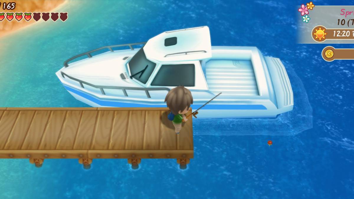 friends of mineral town fishing rod