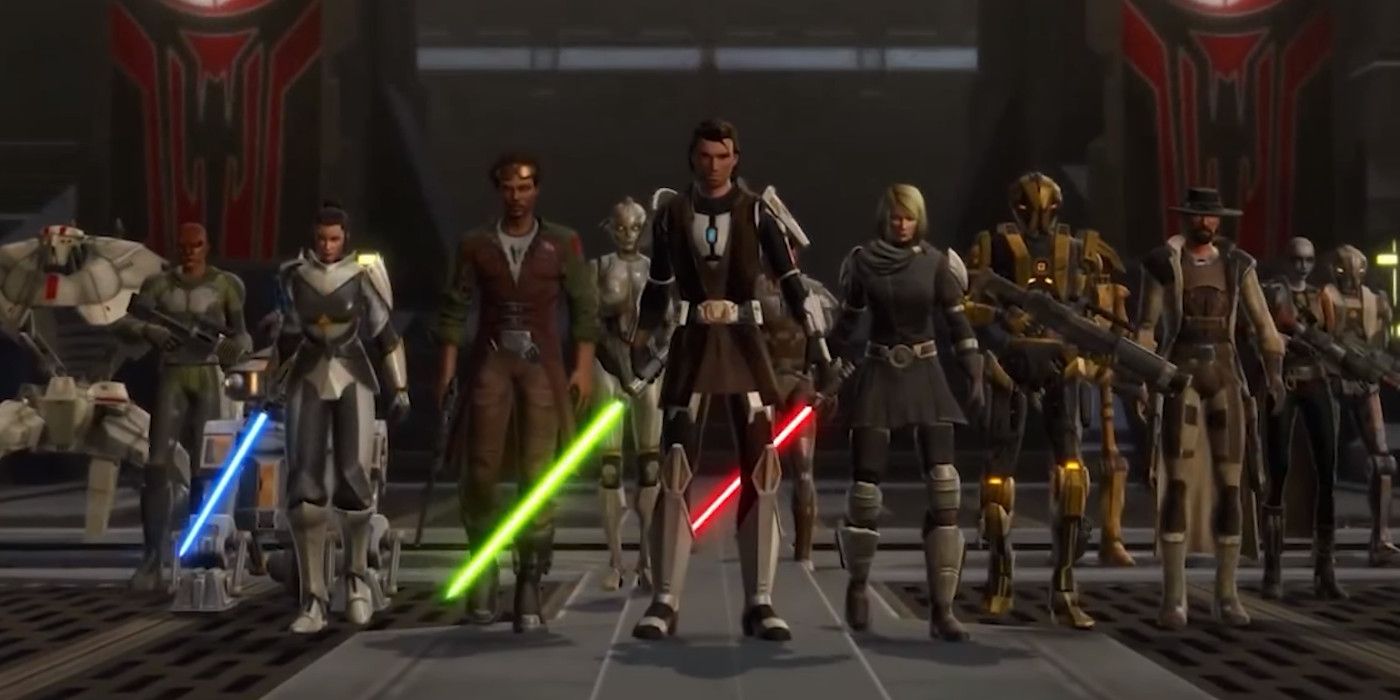 Characters from Star Wars: The Old Republic