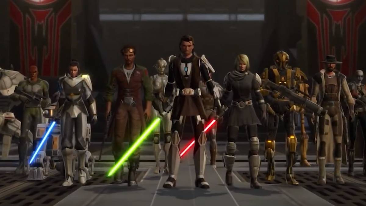 Characters from Star Wars: The Old Republic