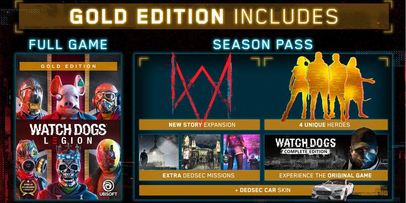 watch dogs legion gold edition