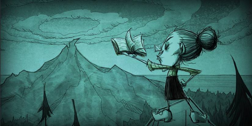 Wickerbottom in Don't Starve