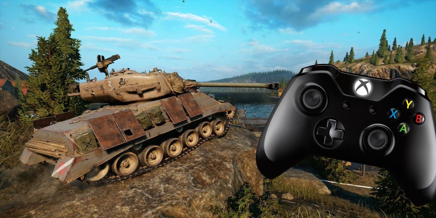 play world of tanks blitz with xbox controller