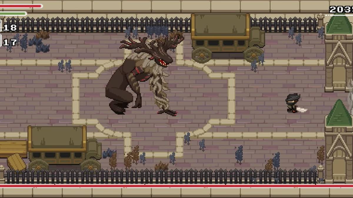 yarntown 16 bit bloodborne indie game itchio