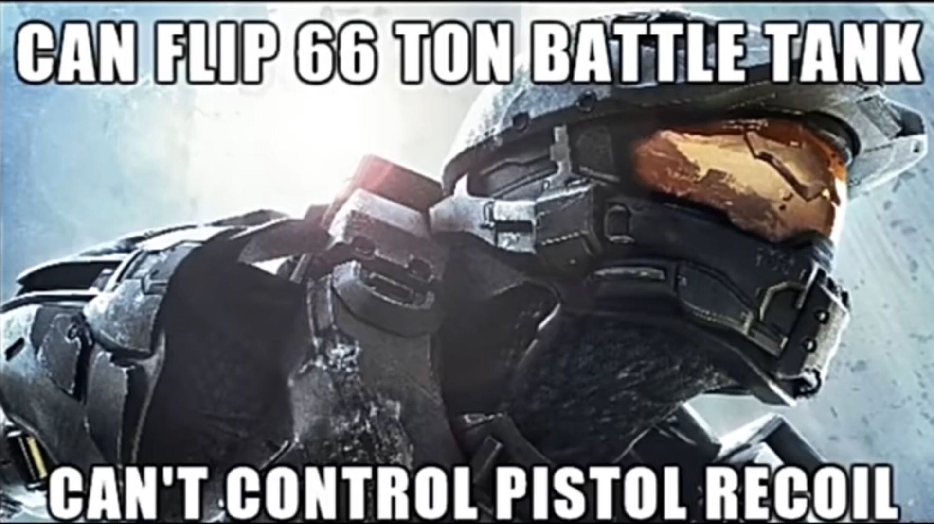 Halo pistol recoil meme