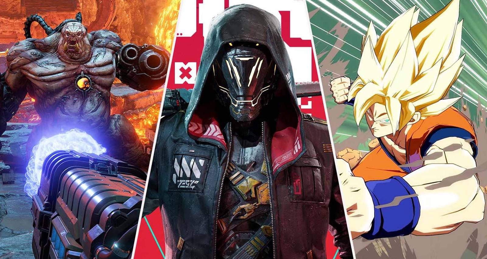 Doom Eternal, Ghostrunner, Dragon Ball FighterZ