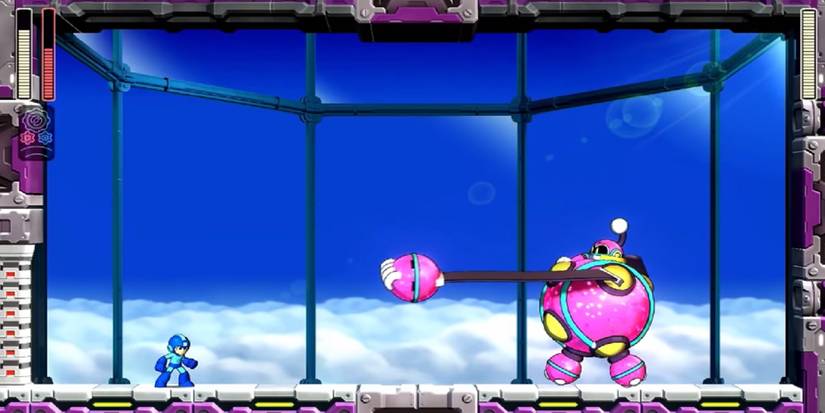 Bounce Man boss fight