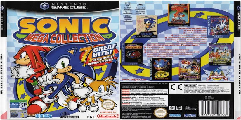 6 Sonic Mega Collection
