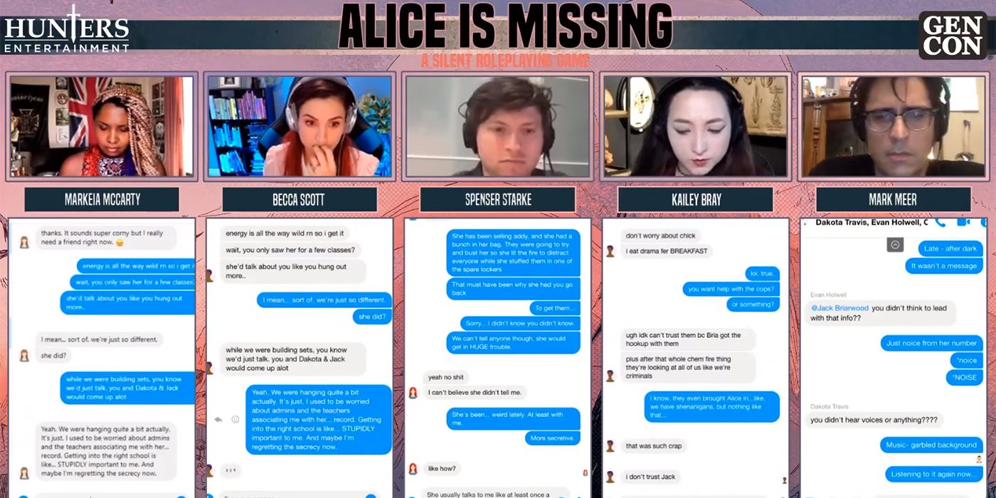 Alice is Missing Gen Con Live Play Session