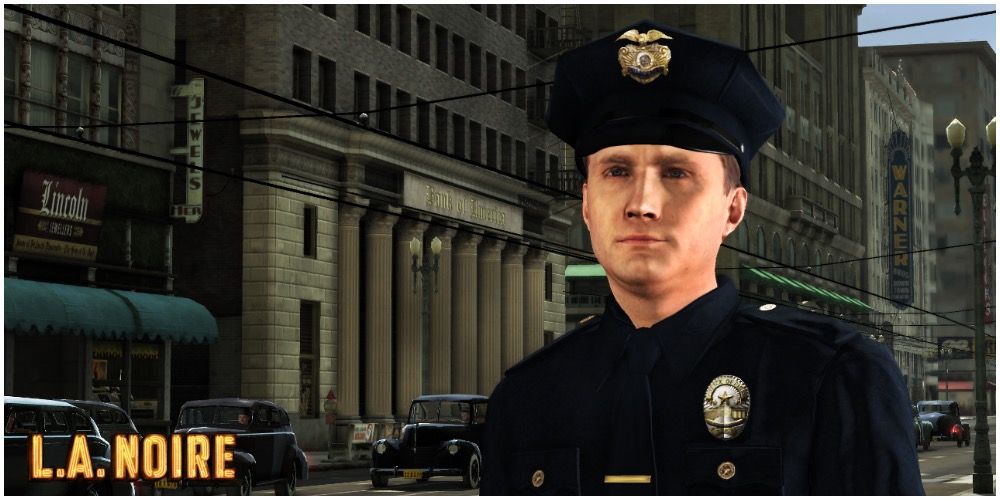 Cole Phelps in his police uniform