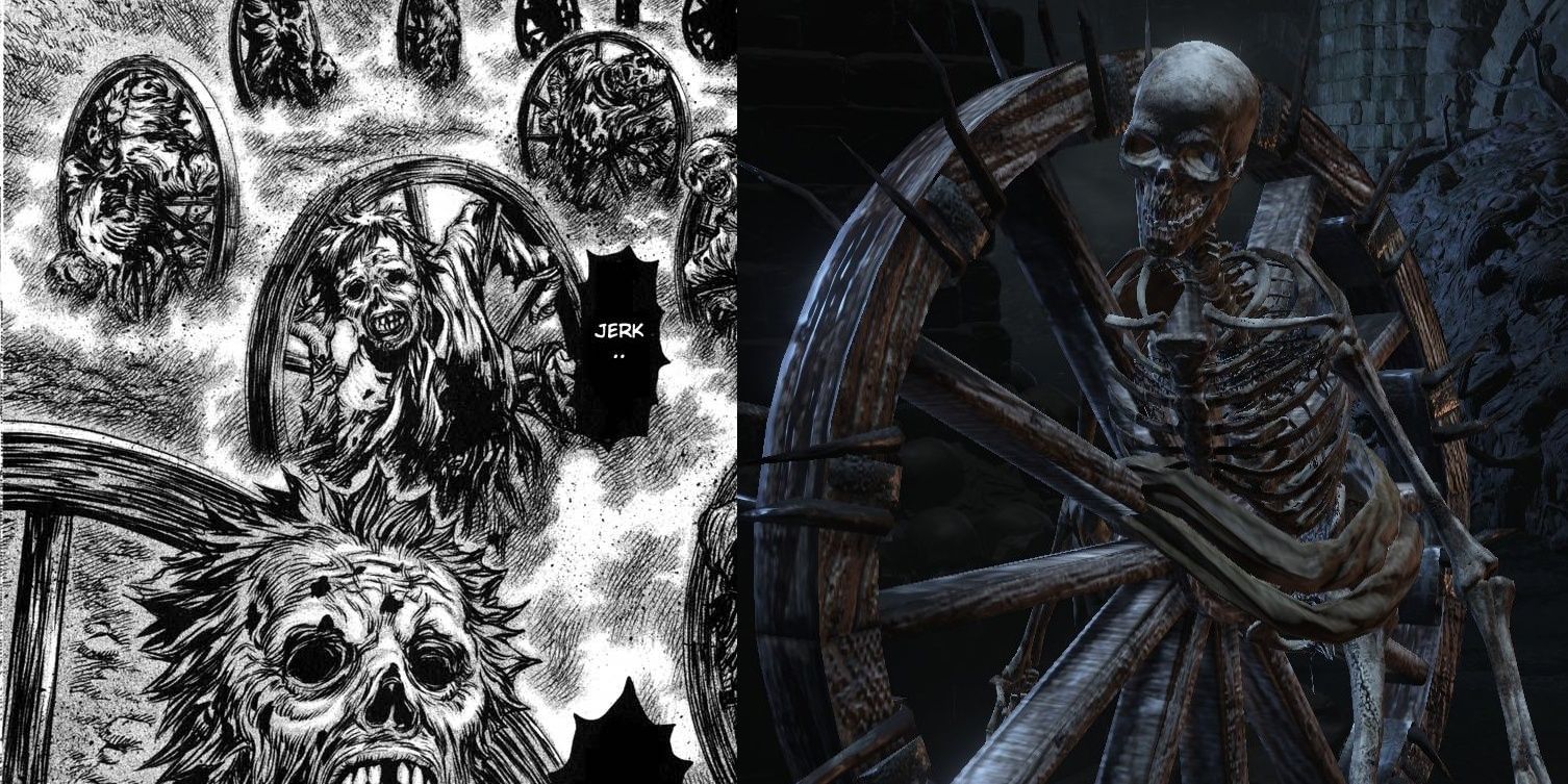 Berserk Dark Souls Wheel Skeleton