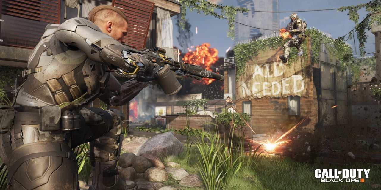 Call of Duty Black Ops 3 Promotional Screenshot With Logo