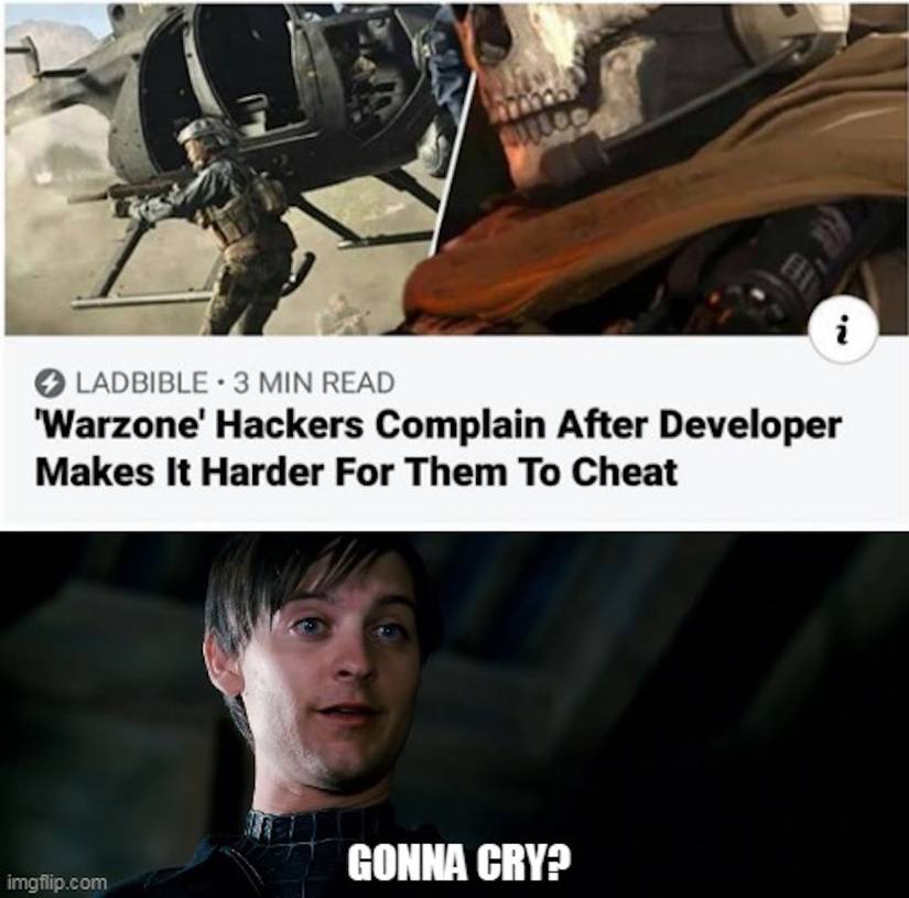 Complaining hackers meme