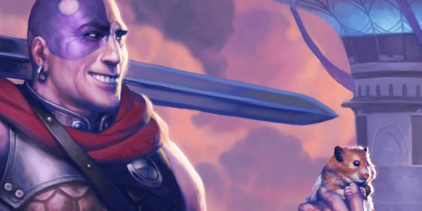 Dungeons & Dragons Great Campaign NPCs Man with hamster