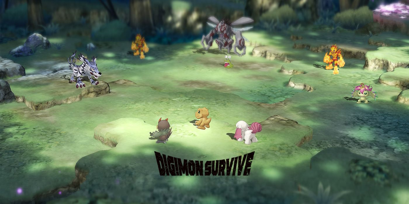 Digimon Survive in-game battle