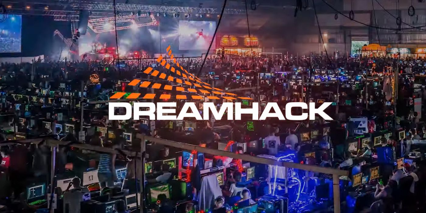 DreamHack Title over an excited crowd.