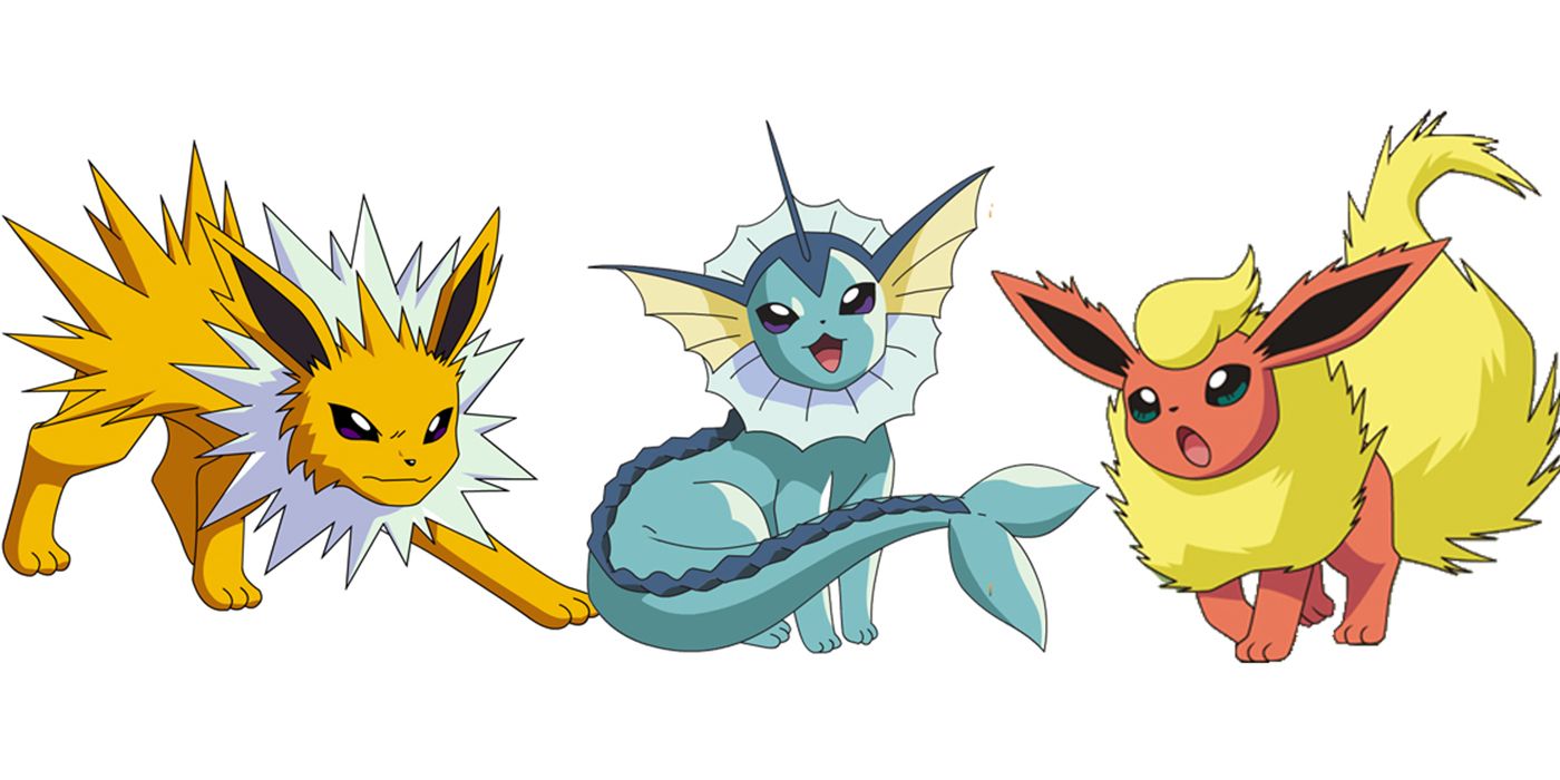 Eeveelutions made out of paper