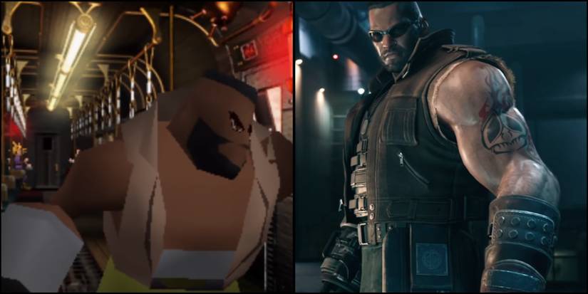 Barret looks very different in the Final Fantasy VII remake.