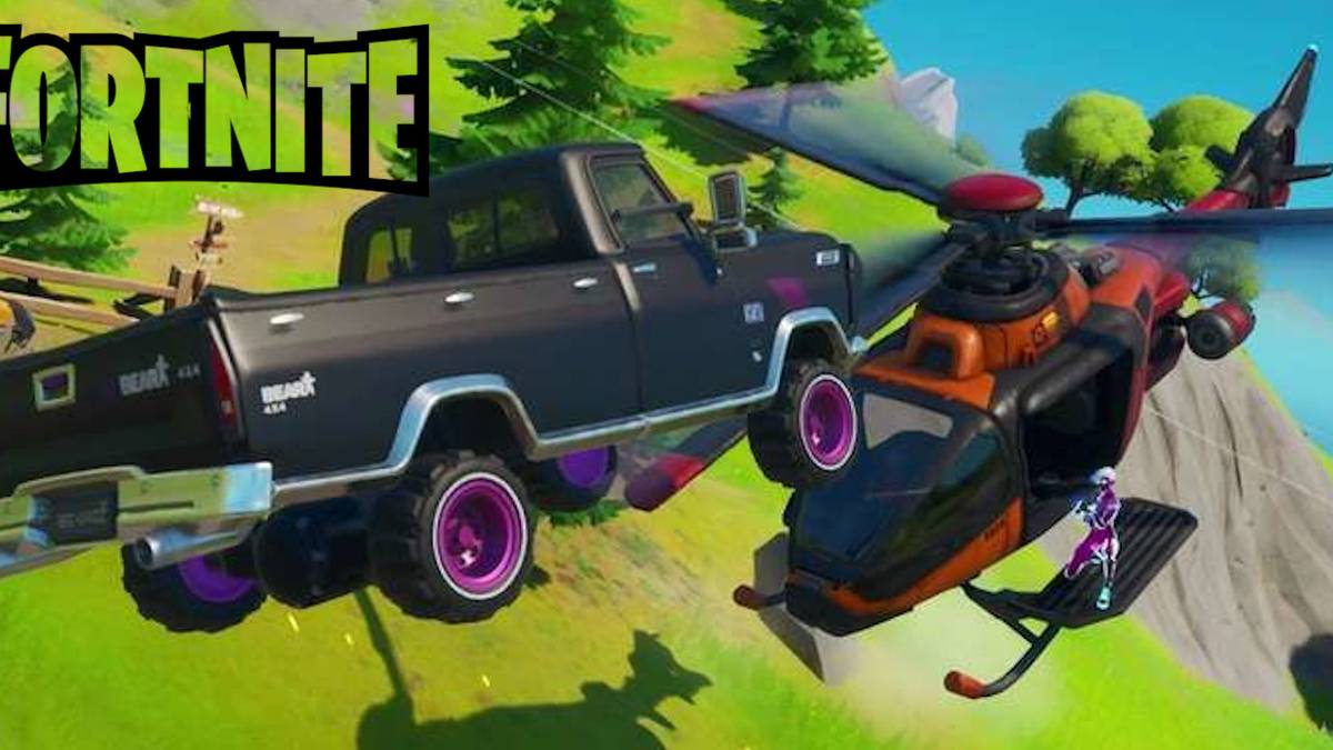 Vehicles are Now in Fortnite