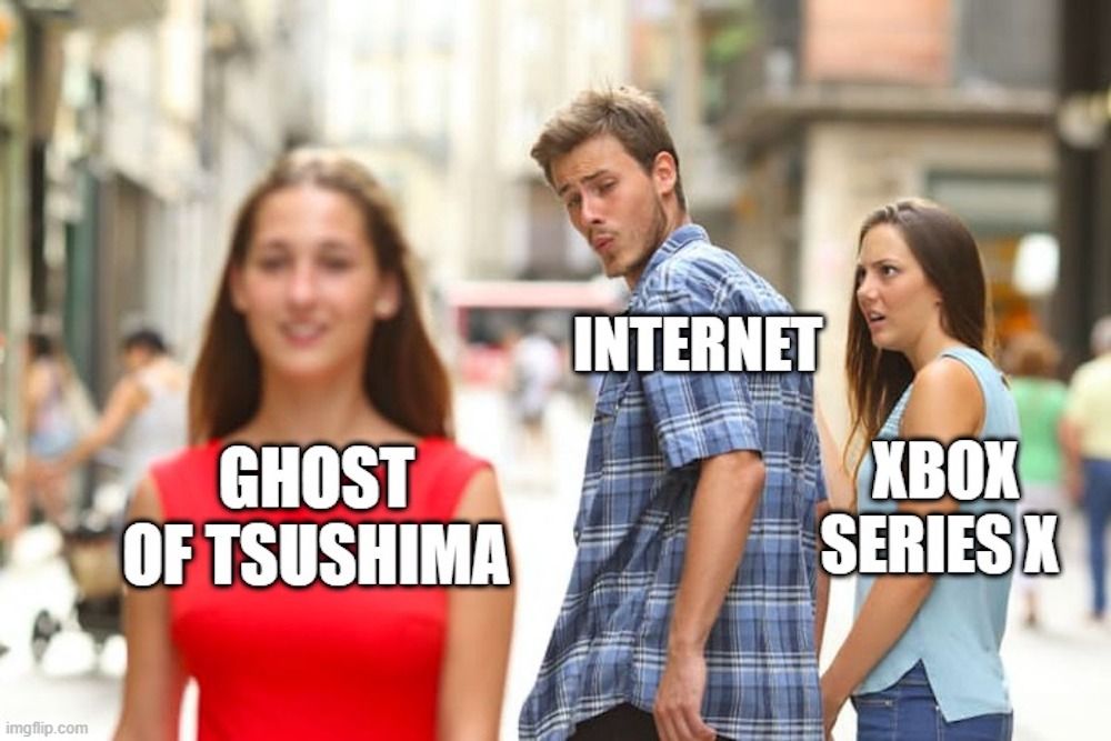 Ghost of tsushima Xbox series x meme
