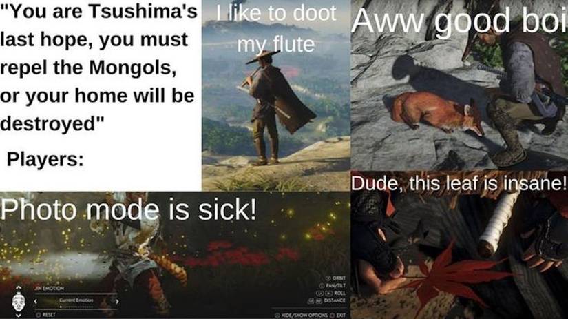 Ghost of tsushima meme