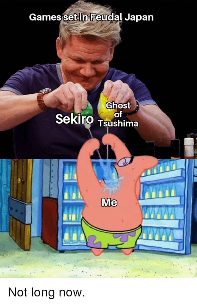 Ghost of tsushima meme gordon ramsey copy