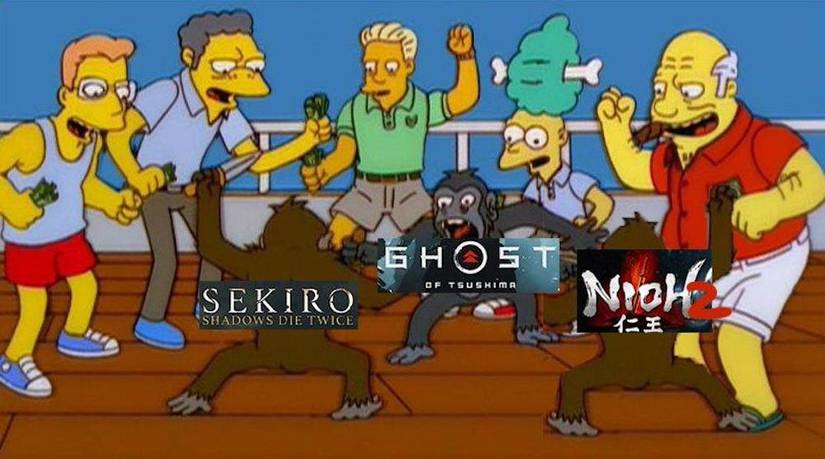 Ghost of tsushima vs. Nioh 2 and Sekiro