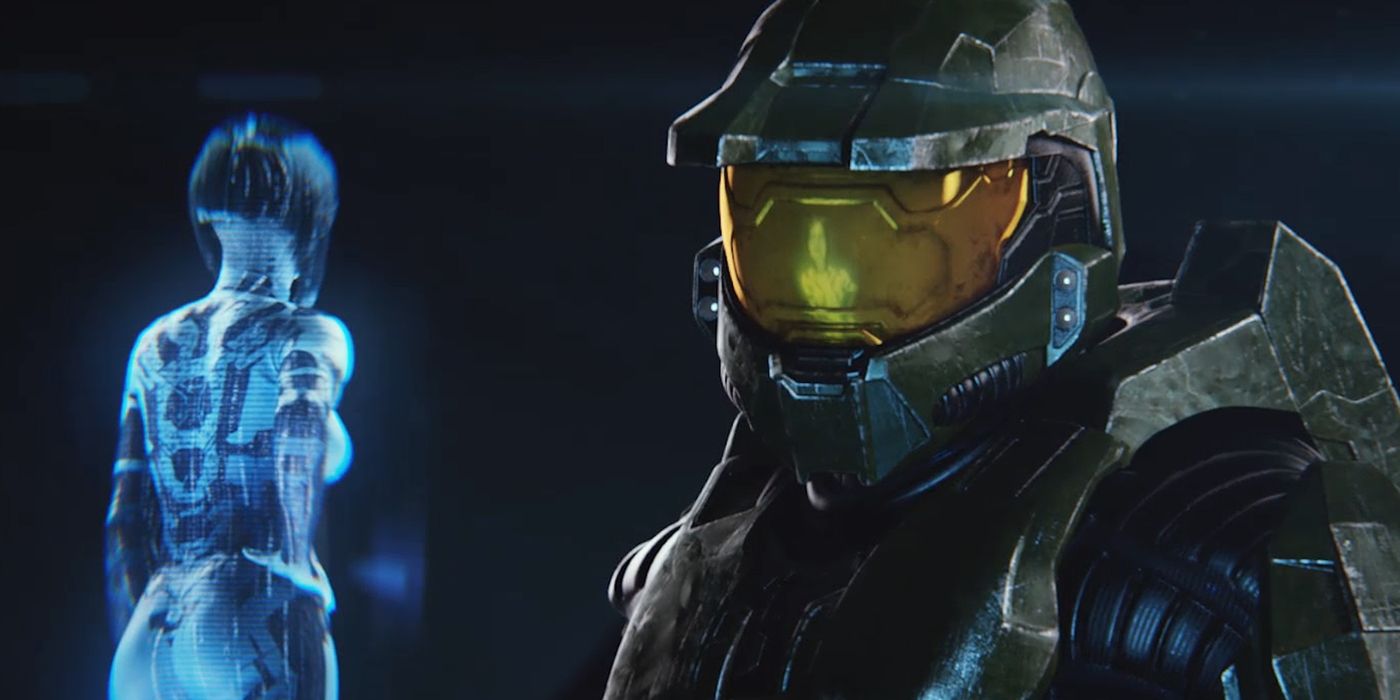 Cortana And The Master Chief In Halo 2 Anniversary
