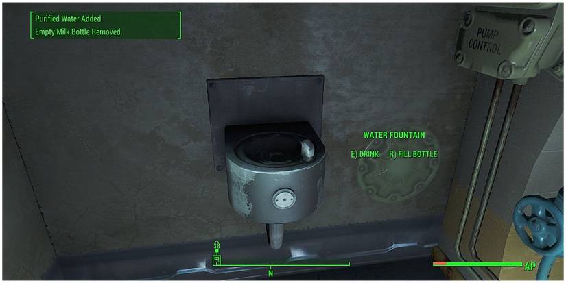 A water fountain found in the game