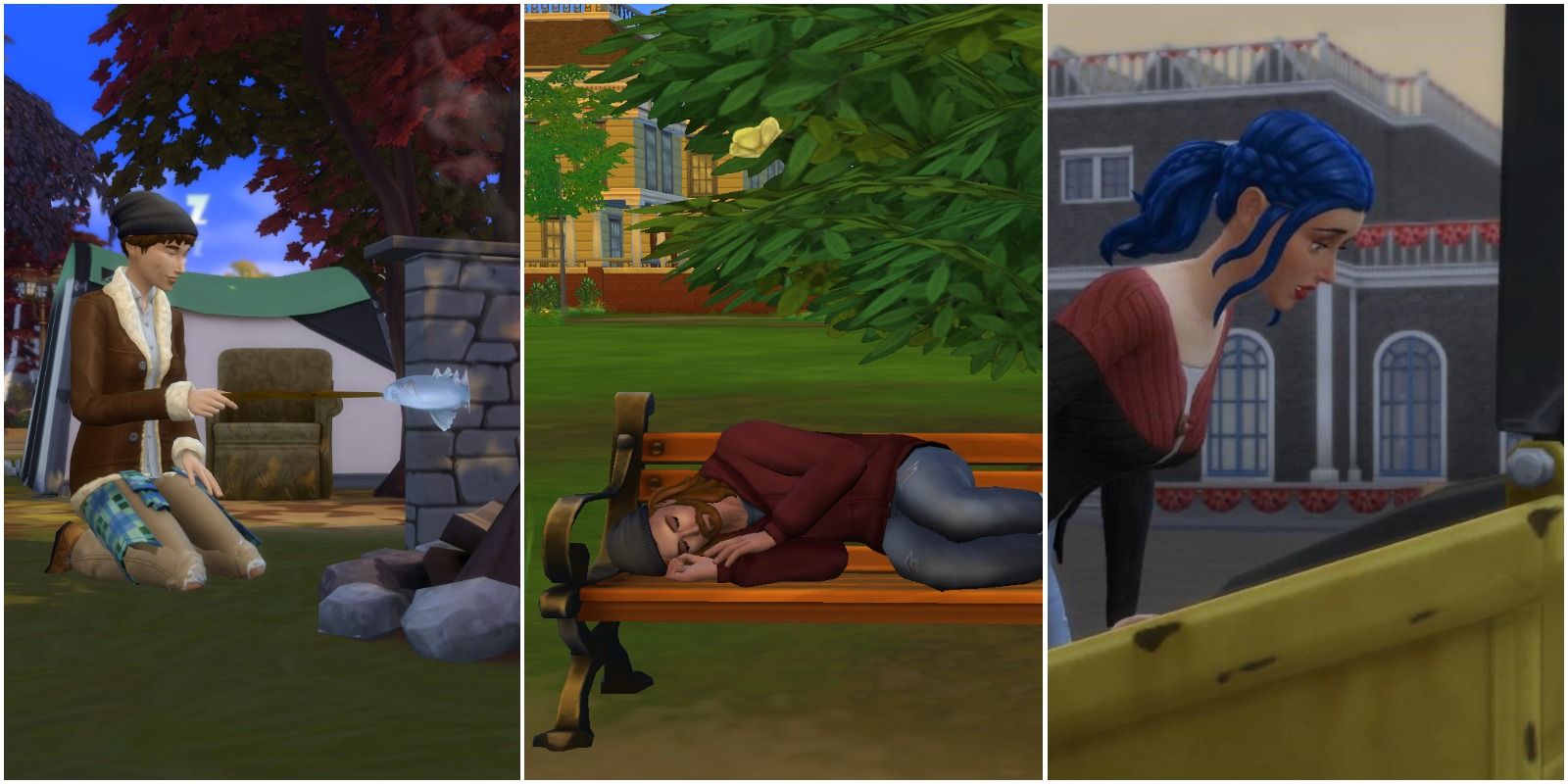 Homeless Challenge the Sims 4