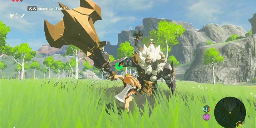 Legend of Zelda Breath of the Wild Great Plateau Lynel